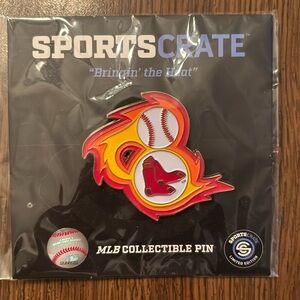 NWT SportsCrate”Bringin’ the Heat” MLB collectible pin